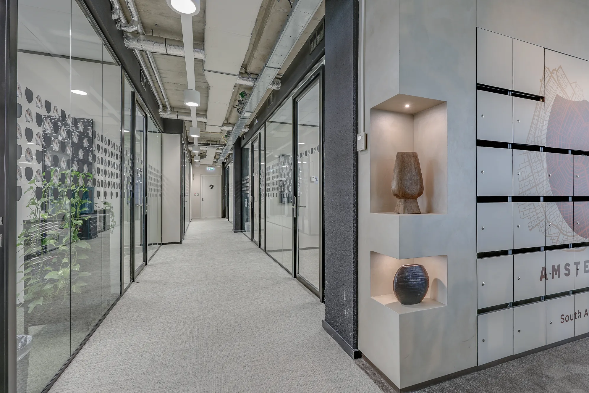 Office detail at Tribes Amsterdam Zuidas FOZ